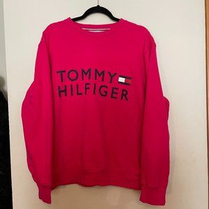 XL Hot Pink Tommy Hilfiger Sweatshirt